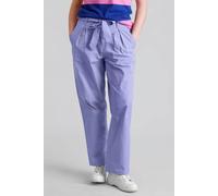 Enorsia Relax Fit Cotton Trouser In Blue Blue