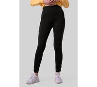 Enorsia Rise And Shine Sculpting Pockets Leggings In Black Black