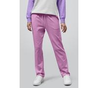 Enorsia Roll-Up Hem Jersey Trousers In Pink Pink