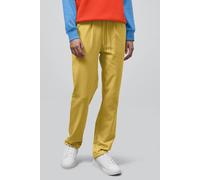 Enorsia Roll-Up Hem Jersey Trousers In Yellow Yellow