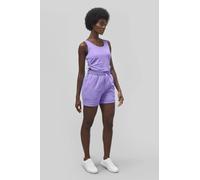 Enorsia Ruched Tank Top And Regular Shorts Set In Purple Purple