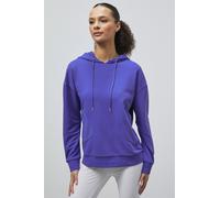 ENORSIA Slanty Patch Pocket Hoodie - 10 - Blue - 55% Cotton, 45% Polyester
