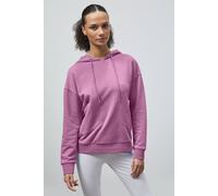 Enorsia Slanty Patch Pocket Hoodie In Pink