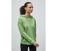 ENORSIA Slogan Life Tonnel Rib Hoodies - 10 - Green - 55% Cotton 45% Polyester