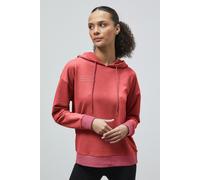 ENORSIA Slogan Life Tonnel Rib Hoodies - 18 - Red - 55% Cotton 45% Polyester