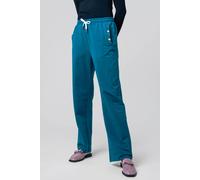 Enorsia Stretchy Embroidery Design Details Trousers In Blue Blue
