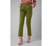 Enorsia Tapered Leg Trouser In Olive Olive