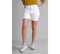 Enorsia Turned Hem Stretch Shorts In White White