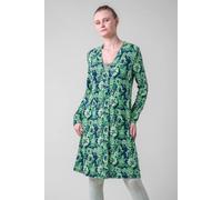 Enorsia Wild Flower Print Jersey Sleep Gown In Green Green