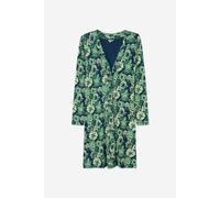 Enorsia Wild Flower Print Jersey Sleep Gown In Green Green
