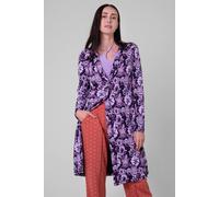 Enorsia Wild Flower Print Jersey Sleep Gown In Purple Purple