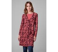 Enorsia Wild Flower Print Jersey Sleep Gown In Red Red