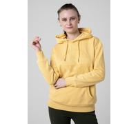 ENORSIA Women Drop Shoulder Printed Hoodie - 8 - Yellow - 55% Cotton, 45% Polyester