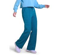 Enorsia Women Pleated Wide Leg Trouser with Elasticated Waist, Adjustable Drawcord, Pleat Detailing On The Front and Back and Stretchable Fabric (Blue, 14)