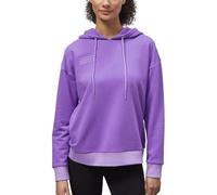 Enorsia Women’s Oversized Slogan Hoodie - Drop Shoulder Long Sleeve Sweatshirt with Drawstring Hood, Ribbed Cuffs & Hem - Loose Fit Casual Cotton Blend Jumper in Purple, 10