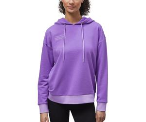 Enorsia Women’s Oversized Slogan Hoodie - Drop Shoulder Long Sleeve Sweatshirt with Drawstring Hood, Ribbed Cuffs & Hem - Loose Fit Casual Cotton Blend Jumper in Purple, 10