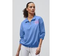 Enorsia Women’S Quarter Zip Sweatshirt | In Blue Blue