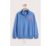 Enorsia Women’S Quarter Zip Sweatshirt | In Blue Blue