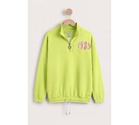 Enorsia Women’s Quarter Zip Sweatshirt | In Green Green