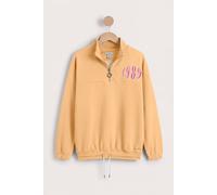 Enorsia Women’s Quarter Zip Sweatshirt | In Orange Orange