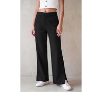 Enorsia Women’S Relaxed Twill Wide Leg Trouser | In Black Black