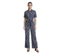 Enorsia Women Zip Through Wide Leg Jumpsuit Collared Neck and Short Sleeves, The Versatile ladies jumpsuits With Real Comfort Perfect for Going out Womens Jumpsuits