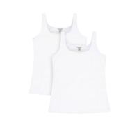 Enorsia Womens 2 Pcs Pack Vest with 100% Cotton Strap Vest with Square Neck Perfect for Gym and Walk
