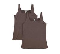 Enorsia Womens 2 Pcs Pack Vest with 100% Cotton Strap Vest with Square Neck Perfect for Gym and Walk