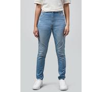 Enorsia Women's 902 High Waisted Regular Jeans in Light Blue | Size: 12