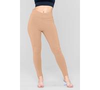 Enorsia Women's Active Yoga Leggings in Brown | Size: 18