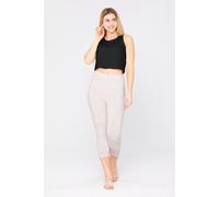 Enorsia Women's Bee Printed Cropped Leggings in Cream | Size: 12 Enorsia Cream 12