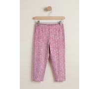 Enorsia Women's Bee Printed Cropped Leggings in Pink | Size: 10
