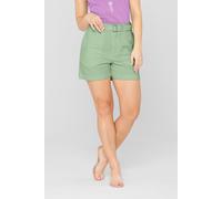 Enorsia Women's Belted Tailored Shorts in Green | Size: 16 Enorsia Green 16