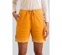 Enorsia Women's Bermuda Shorts in Orange | Size: 10