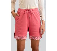 Enorsia Women's Bermuda Shorts in Red | Size: 16