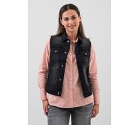 ENORSIA Womens Black Black Classic Denim Jacket - 16 - 63.8% Cotton, 22.2% Polyester, 12% Viscose, 2% Spandex - Black