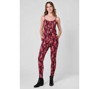 Enorsia Women's Camy Jumpsuit With Jellyfish Print in Red | Size: 10 Enorsia Red 10