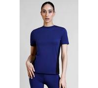 Enorsia Women's Colour Block Active T-Shirt in Dark Blue | Size: 18 Enorsia Dark Blue 18