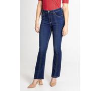 Enorsia Women's Comfort Stretch Flare Jeans in Indigo | Size: 10 Enorsia Indigo 10