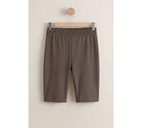 Enorsia Women's Cotton Stretch Jersey Shorts in Brown | Size: 12 Enorsia Brown 12