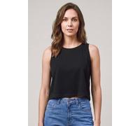 Enorsia Women's Cotton Summer Vest | in Black | Size: 16