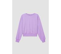 Enorsia Women's Crop Top Sweatshirt in Purple | Size: 8