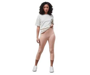 Enorsia Womens Cropped High Waist Leggings - Comfortable & Stylish, Premium Cotton-Spandex Blend, Machine-Washable, Flattering Fit for All Body Shapes (UK, Numeric, 16, Regular, Regular, Nude)