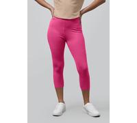 Enorsia Women's Cropped High Waist Leggings in Red | Size: 16