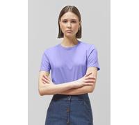 Enorsia Women's Essential Combed Cotton Short Sleeve Crew Neck T-shirts in Purple | Size: 8 Enorsia Purple 8