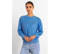 Enorsia Women's Estás Bella Long Sleeve Sweatshirt in Blue | Size: 16 Enorsia Blue 16