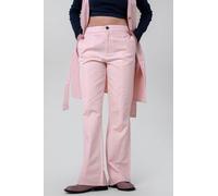 Enorsia Women's Front Seam Chino Trouser in Cream | Size: 12 Enorsia Cream 12