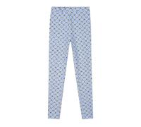 Enorsia Womens Geometric Print Legging with Elasticated Waist, Soft and Stretchy Cotton Fabric and with No Buttons Or Zips (Blue, 12)
