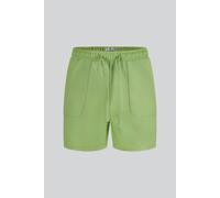 Enorsia Women's High Rise Jersey Patch Pocket Shorts In Green Green
