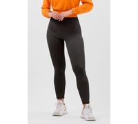 Enorsia Women's High Waist Ribbed Leggings in Black | Size: 16 Enorsia Black 16